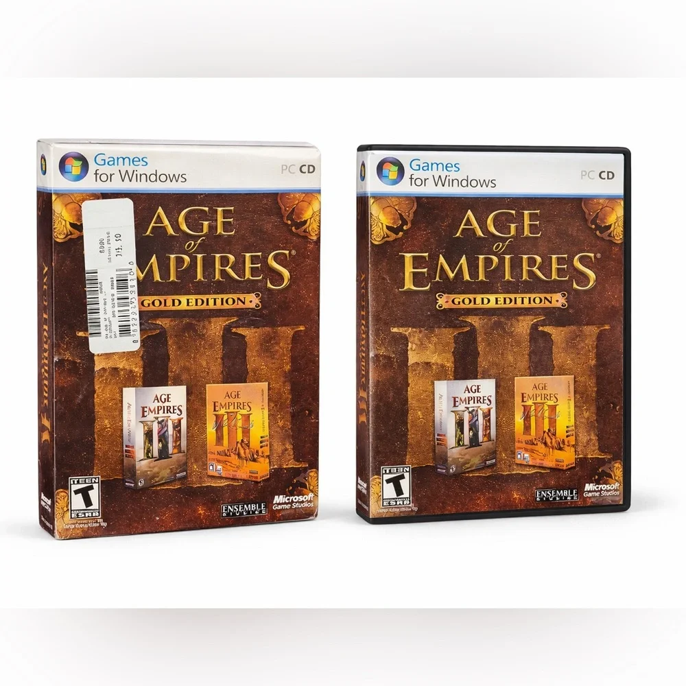 Age of Empires III Gold Edition PC Game Complete Slipcover Manuals Discontinued